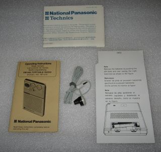 National Panasonic RF 015 Transistorradio   vintage   mit OVP