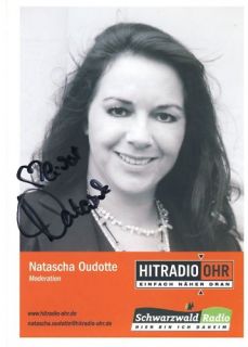 Natascha Oudotte HITRADIO OHR AK TOP Orig. Sign. +26279
