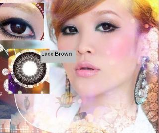 Crazy Kontaktlinsen lente contact lens Chocolate Black Brown Diamond