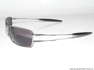 OAKLEY SQUARE WHISKER POLISHED CHROME SONNENBRILLE WIRE TIGHTROPE A T