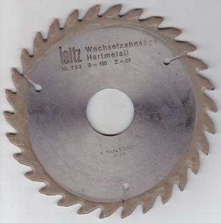 Leitz HM, Wechselzahnsäge Nr.793 D180 Z30, 1 Stk.