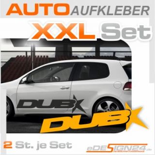 E156 Shocker XXL DUB Aufkleber Sticker Golf VW Audi