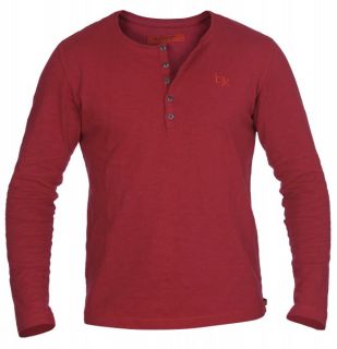 BAXMEN 3157 Longsleeve Pullover Shirt Split rot Gr.XL *NEU&OVP*
