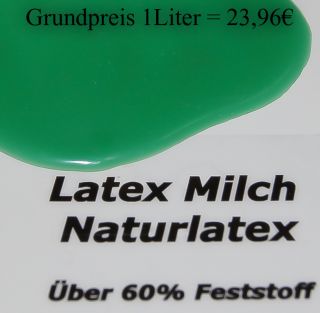 Flüssiglatex Grün Ammoniakfrei 250ml Latexmilch Naturkautschuck