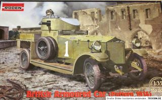 Roden 803 Rolls Royce Panzerwagen 1914   Kit 135