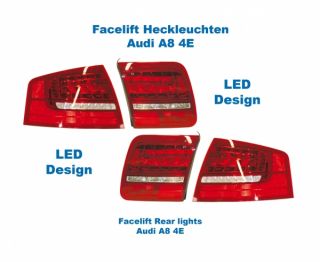 Facelift Heckleuchten LED original Audi A8 4E