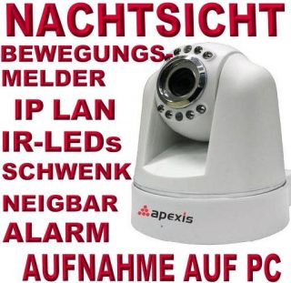 Apexis J802 IP Netzwerk Kamera IR Nachtsicht LAN Überwachungskamera B