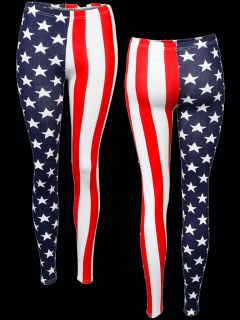 American Print Super Sexy Leggings ★ Trendy Printed Leggins