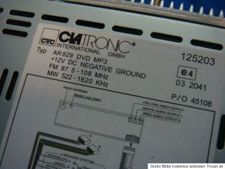 Clatronic AR 829 DVD  Tuner (7,6 cm (3 Zoll) LC Display, 4 x 80