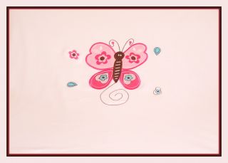 Kuschelige Babydecke Baumwolle Allzeitdecke Schmetterling Blumen
