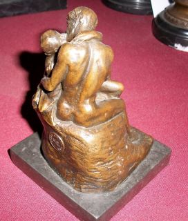 Der Kuss Auguste Rodin Bronze Statue Marmor Skulptur