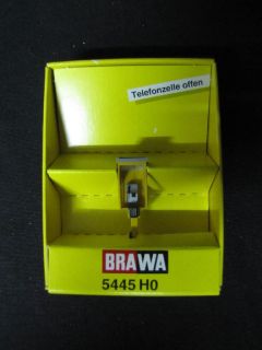 BRAWA 5445 H0 Telefonzelle offen NEU&OVP S5 804