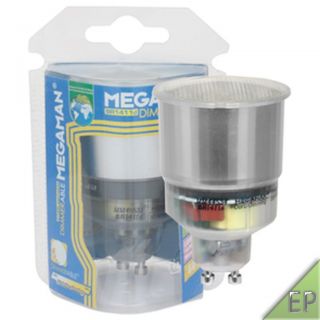 Energiesparlampe MEGAMAN Reflektor   GU10, 11W 827, dimmbar