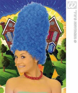 Perücke blau hoch Comic Marge Simpson Double Karneval