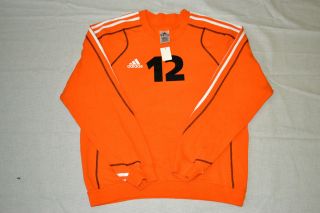 ADIDAS Langarm Trikot Shirt Orange GR L #834