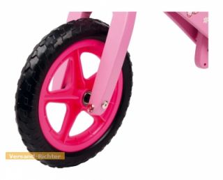 Laufrad aus Holz, Holzlaufrad, Hello Kitty rosa