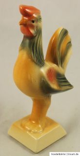 Keramik ? Porzellan ? Hahn Skulptur 70er Jahre gemarkt le Coc 22 cm