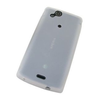 Silikon Tasche/Silikonhülle zu Sony Ericsson Xperia arc S/LT18i Weiß