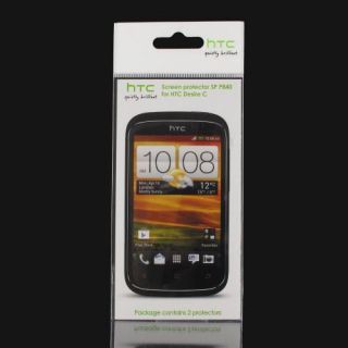 2x Original HTC SP P840 Schutzfolie für HTC Desire C