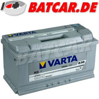 Varta Silver Dynamic H3 100 Ah 830A/EN Autobatterie ersetzt 90 92 95