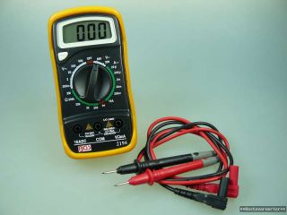 Digital Multimeter LCD Messgerät Voltmeter Ampere Werkstattauflösung