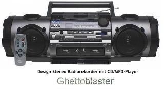 Ghettoblaster Elta 6921 CD  DOPPELKASSETENDECK