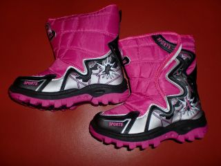 Ki.Winterstiefel/Boots Pink mit Motiv Gr.26 31