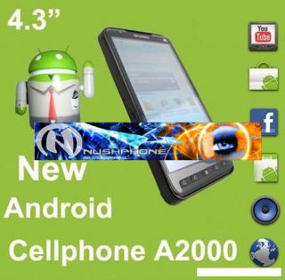 STAR A2000 Google Android 2.2 Smartphone mit DUAL SIM 4.3 Touchscreen