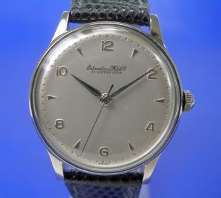 Armbanduhr Luxus Herren Uhr cal. 852 um 1955 Stahl Vintage