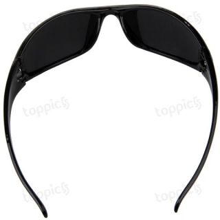 Black Frame Men Lady Mirror Mirrored Sunglasses Shades