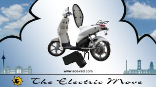 Elektroscooter Elektroroller S6 Electric Move Elektro Retro weiß 25