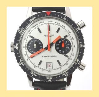Herren Breitling Chronomatic Chrono Matic Ref. 2110 Luxus Armband Uhr