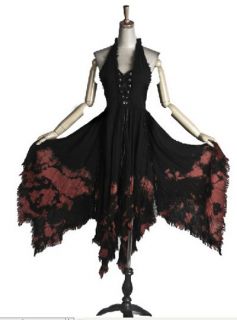 fashion ladys sexy Monroe style lolita gothic punk rock pink up dress