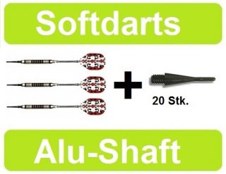 NEU Softdarts Soft Dart Pfeile 18 Gramm Dartsport Soft Dartpfeile 20