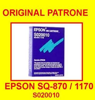 EPSON Patrone Ink Cartridge SQ 870 / 1170 S020010 Black Neu OVP