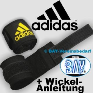 ADIDAS ® Box Bandagen BOXBANDAGEN Handbandagen schwarz