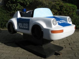 Modener Kiddy Ride Polizei Porsche 911 Neue Lackierung, Technik und
