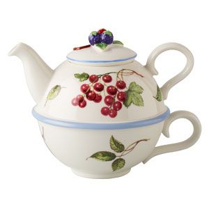 Villeroy & Boch Cottage Charm Tea for one, Tasse & Kanne (15 cm