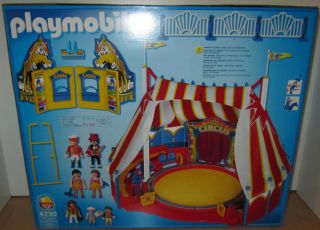 PLAYMOBIL 4230 Cirkus Zirkus Zelt Großes Zikkuszelt mit Licht LED