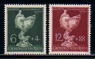 Deutsches Reich Nr. 902 03 ** Goldschmiedekunst