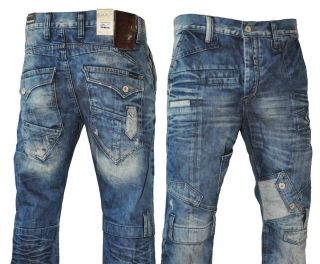 Cipo & Baxx Herren Hose Jeans C.890 blau Party Club Denim W28