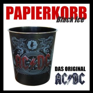 AC/DC Black Ice Papierkorb