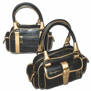 Rebecca Bonbon Freetime Bag Tasche schwarz gold NEU