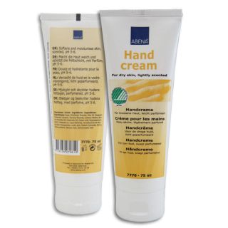 ABENA® Handcreme trockene Haut leicht parfümiert Pflege Schutz 75ml