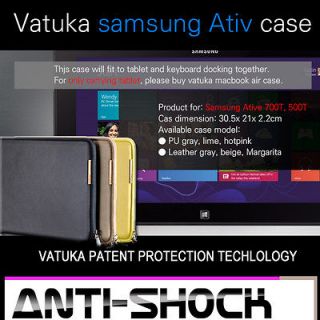 VATUKA Samsung ATIV T700, T500 tablet PC case, Anti shock, Made in