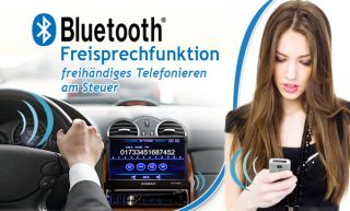 1DIN Multimedia TFT LCD 18 cm / 7 Touchscreen DVD Autoradio Bluetooth