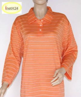 Blusen Shirt ¾ Arm T Shirt Poloshirt orange Gr. 52 NEU 908