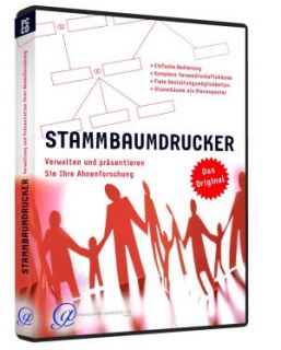 Stammbaum Software Programm, Stammbaumdrucker, Ahnenforschung