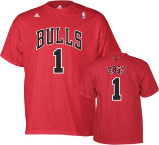 NBA Basketball Trikot/T Shirt CHICAGO BULLS Derrick Rose #1 rot in XXL