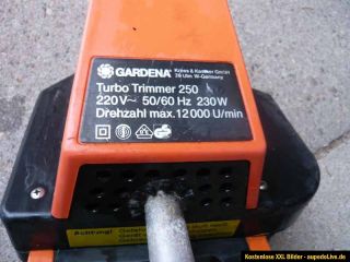 GARDENA TRIMMER 250   12000 U/min   220 Volt Rasentrimmer
